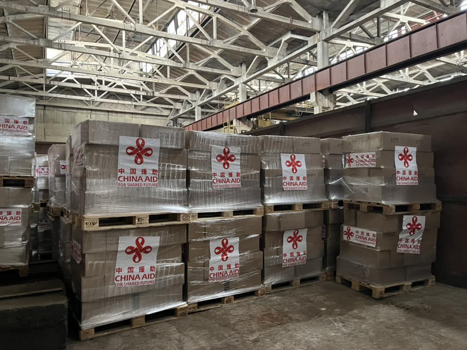 На Прикарпатті прибуло 80 тонн гуманітарного вантажу з КНР