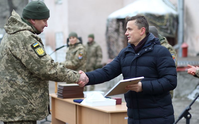 На Тернопільщині привітали військових з нагоди Дня збройних сил України