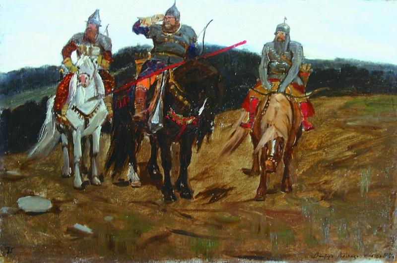 Для тих, хто не знав. Хто насправді зображений на картині Три богатирі Васнєцова?