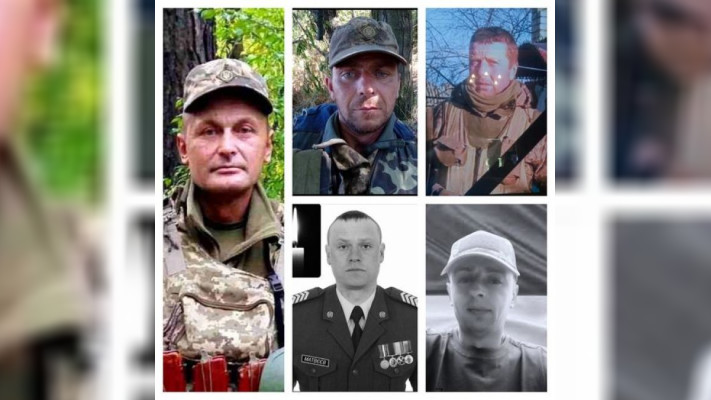 Рівненщина провела в останню дорогу п'ятьох захисників: Євгена Білодуба, Ярослава Грилюка, Вадима Тарасюка, Вадима Матвєєва, Юрія Ковальчука