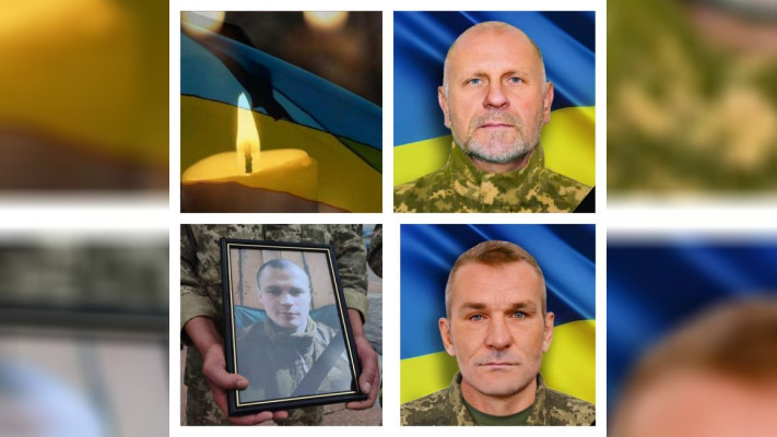 На Рівненщині попрощалися із трьома захисниками України: Миколою Бобиком, Миколою Сеником і Андрієм Піскловим
