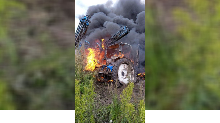 На Рівненщині на міні підірвався трактор