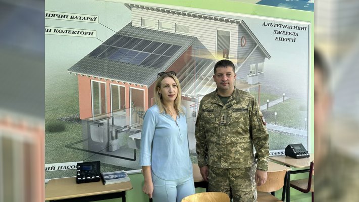 Директорка Залужанського ліцею з робочим візитом відвідала Тернопільський військовий коледж