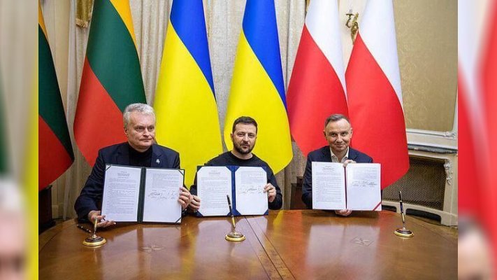 Попри зерновий скандал: Зеленський зустрівся з президентом Польщі Анджеєм Дудою