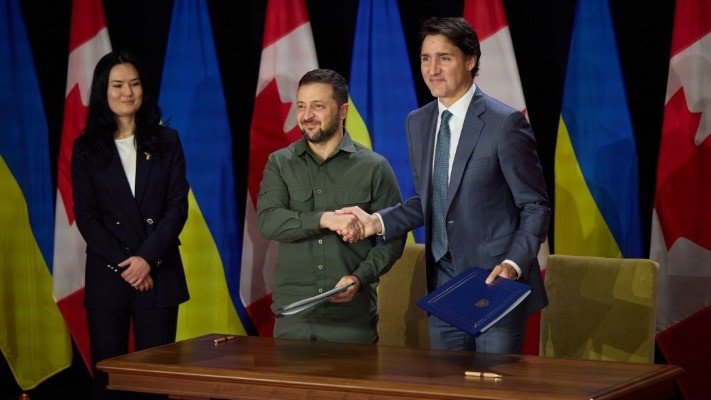 Зеленський та Трюдо підписали розширену Угоду про вільну торгівлю. Відео