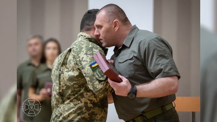 Василь Малюк вручив 55 державних нагород співробітникам СБУ, які відзначилися при захисті України