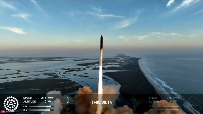 У SpaceX провалили другу спробу запуску космічного корабля Starship