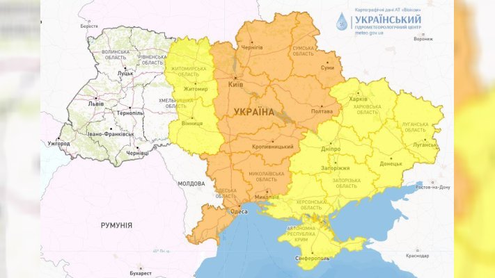 В частині регіонів оголошено штормове попередження на найближчі дні