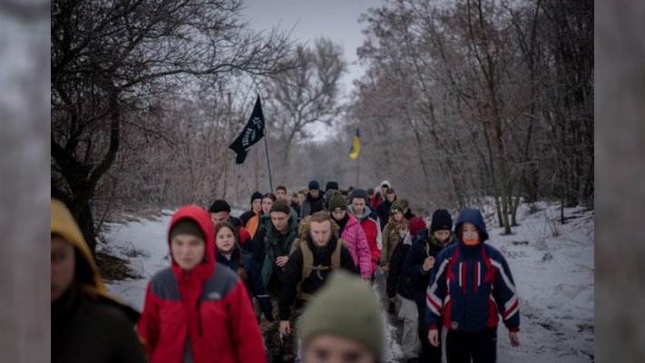 Ювілейний зимовий похід імені Юрія Горліс-Горського в Холодному Яру від ГО «Поклик Яру» 