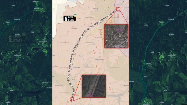 Цар-поїзд у 30 кілометрів між Оленівкою та Волновахою: ISW проаналізував дані