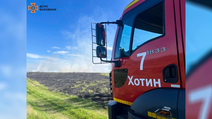 За минулу добу рятувальники ліквідували 5 пожеж на відкритій території