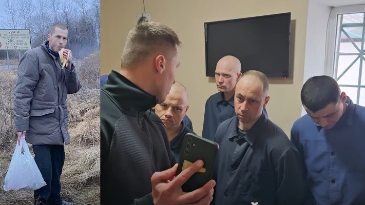 Воїн, якого катували окупанти, поспілкувався із російськими військовополоненими (Відео)