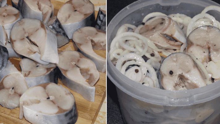 Маринуємо скумбрію з цибулькою та часничком – це дуже смачно, ніжно і рецептик простіше-простого