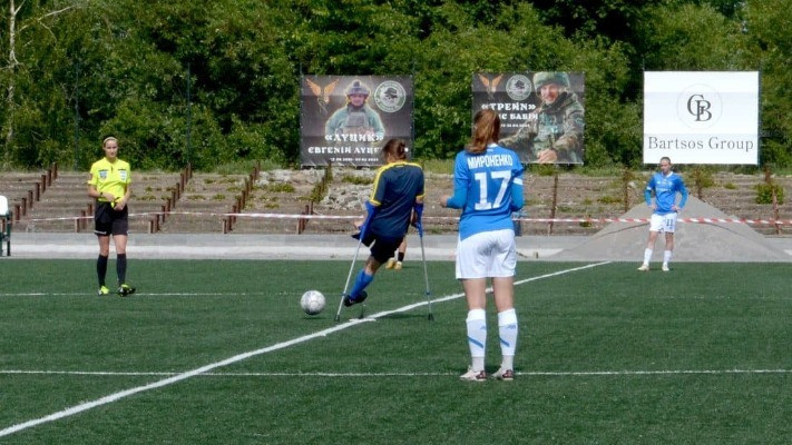 Українці підтримали збірну України серед гравчинь з ампутацією кінцівок