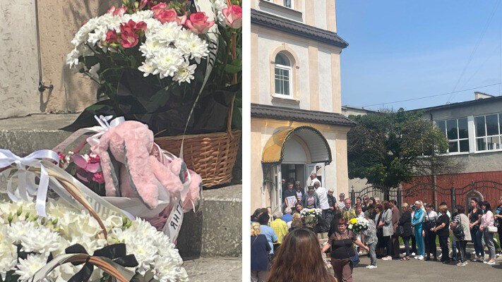 На Прикарпатті поховали трирічну Аліну Петрів, яку вбила власна мати