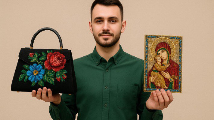 Він перетворює бісер на шедевр: дизайнерські сумки від Михайла Клапчука дивують світ!