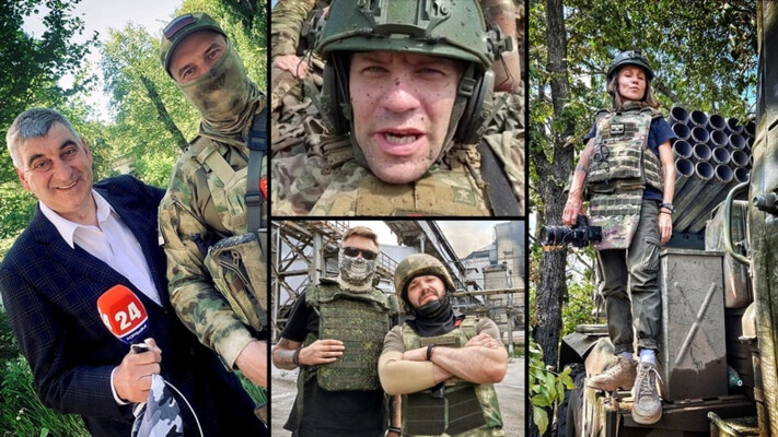 Російські військові кореспонденти з Криму: які завдання поставив Кремль і яку війну показують кримчанам?