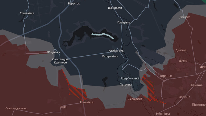 На північ від Мирнограда і на південь від Костянтинівки: DeepState повідомляє про просування армії РФ