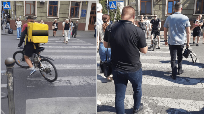 Чому велосипедисти і самокатники перетворюють пішохідні переходи на трасу