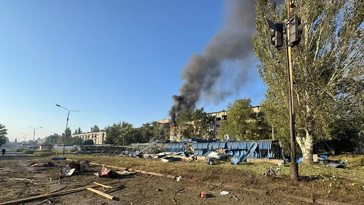 Російські окупанти вдарили по Костянтинівці
