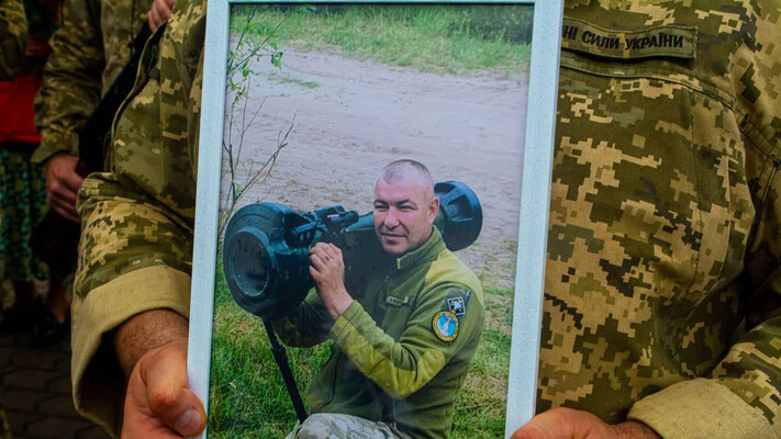 На Дубенщині попрощалися з легендарним розвідником Павлом Діденком Звіробоєм