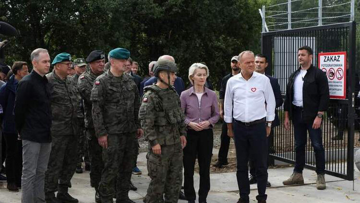 Глава Єврокомісії та прем'єр Польщі відвідали кордон з білоруссю