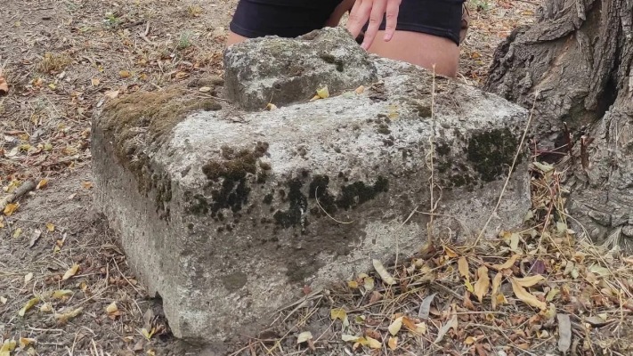 В одному з парків Дніпра знайшли старовинний надгробок
