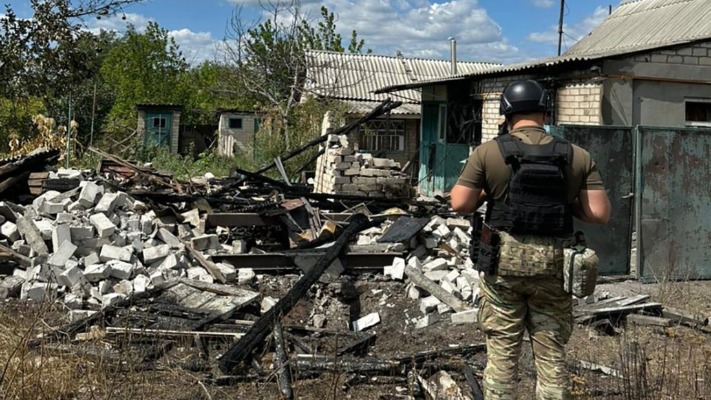На Дружківку скинули КАБ: кадри з місця подій
