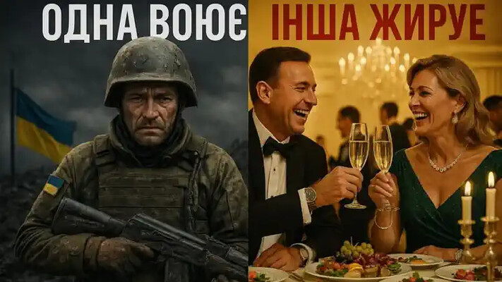 Дві України: одна воює, інша жирує
