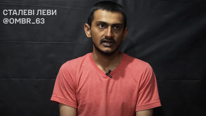 Українські військові взяли в полон громадянина Індії (ВІДЕО)