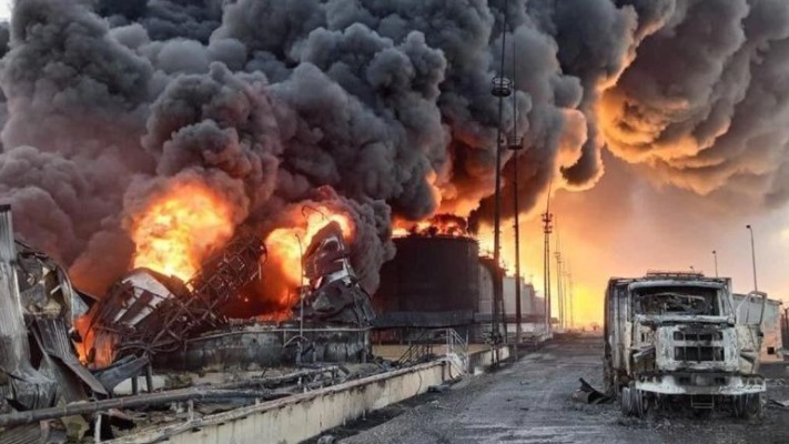 Ворог атакував товарний потяг, ТЕС, нафтобазу та підстанції у прифронтових регіонах