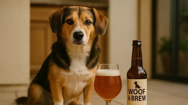В Україні зʼявилося пиво та вино для собак: без алкоголю, але з вітамінами