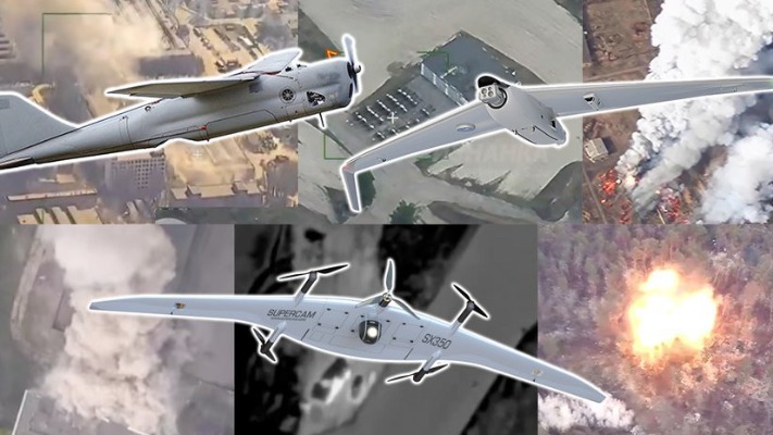 Російські безпілотники здетонували у Харкові