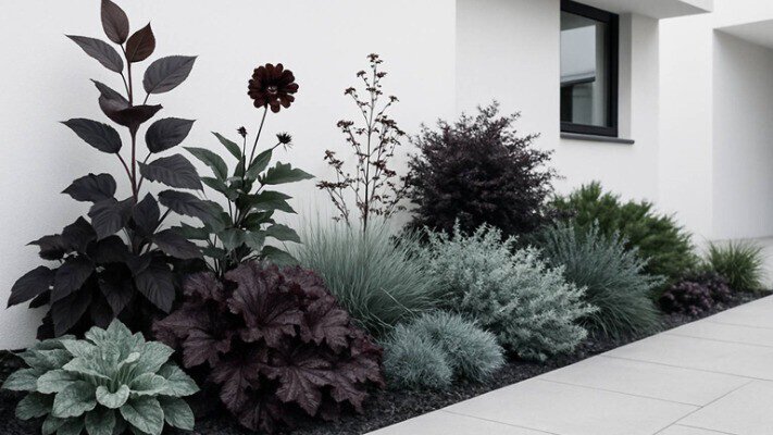 Тренд 2026 - темний квітник: у чому його особливість і як підібрати рослини 